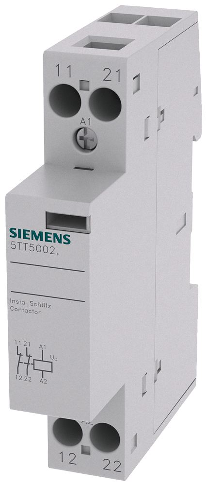 Siemens Contactor with 2 NC contacts, 230/400VAC 20A, coil voltage ACDC24V