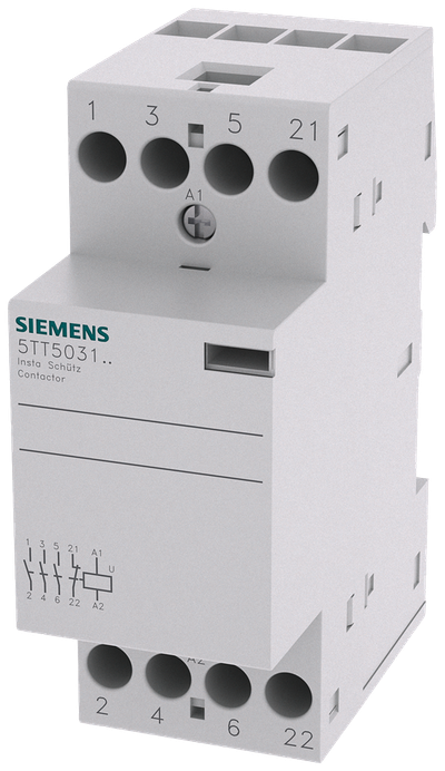 Siemens Contactor with 3 NO kont 5TT50310