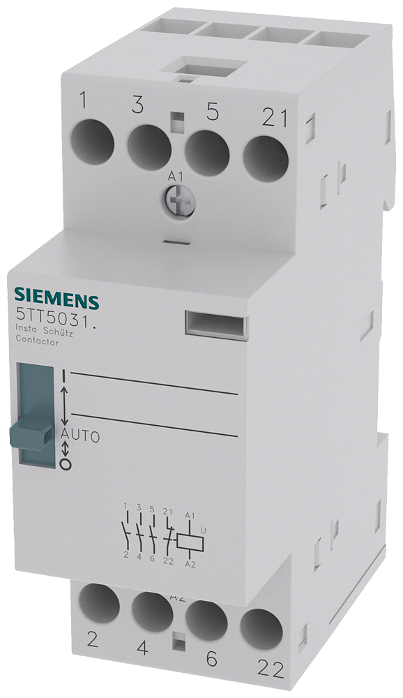 Siemens Contactor 0/1 AUTOMATIC with 3 NO kont