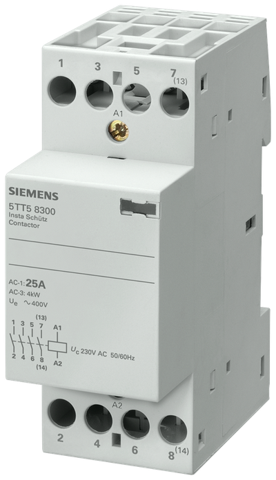 Siemens CONTACTOR 3NO+1NC 115V 25A