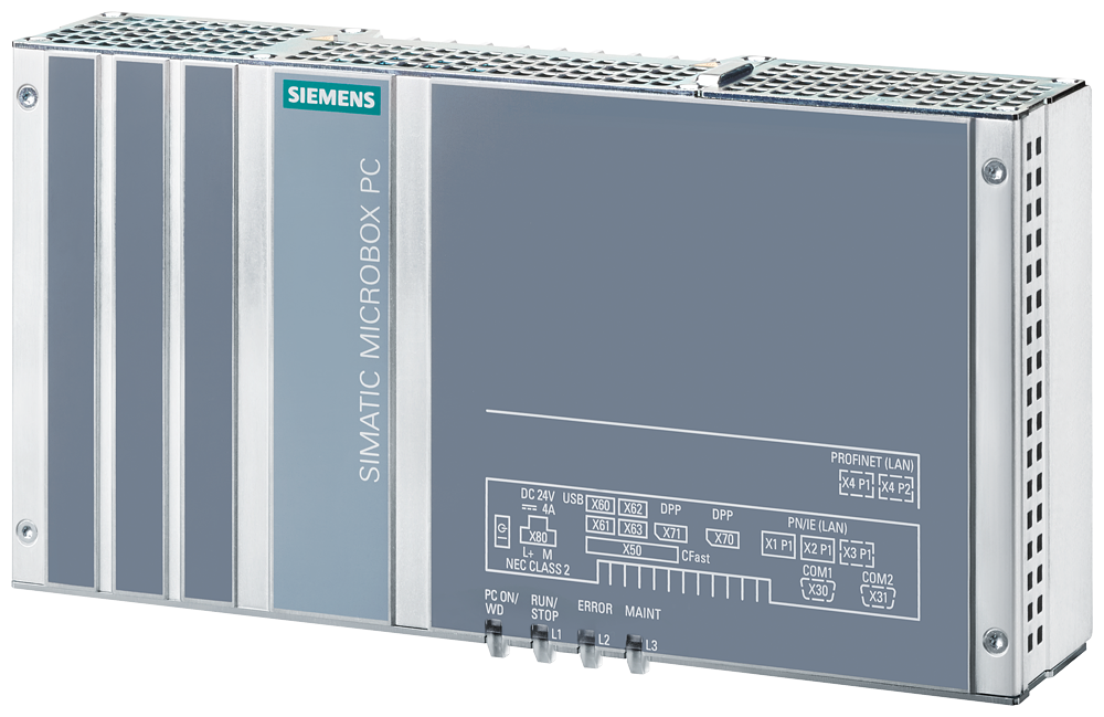 Siemens Industrial Box PC, Intel Xeon E3, 8 GB RAM, 240 GB SSD, Windows 10 IoT 2019