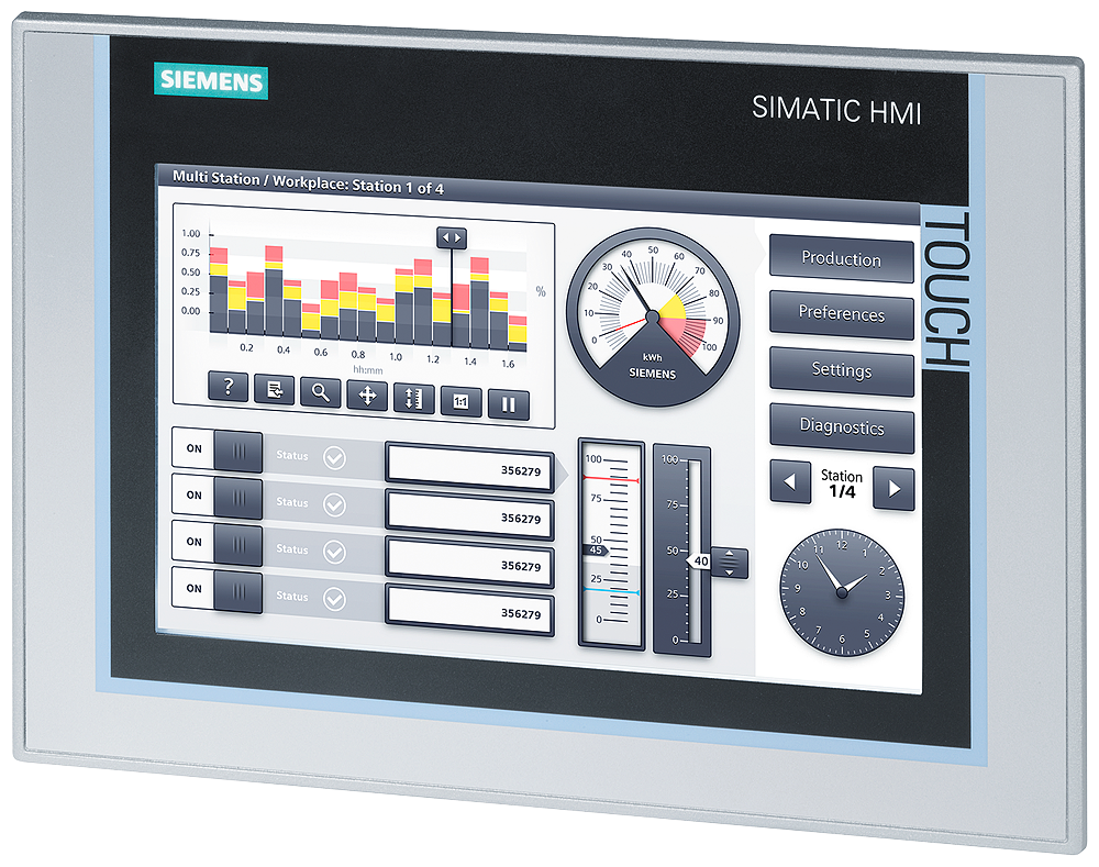 Siemens SIMATIC TP900 Comfortpanel, 9", Touch