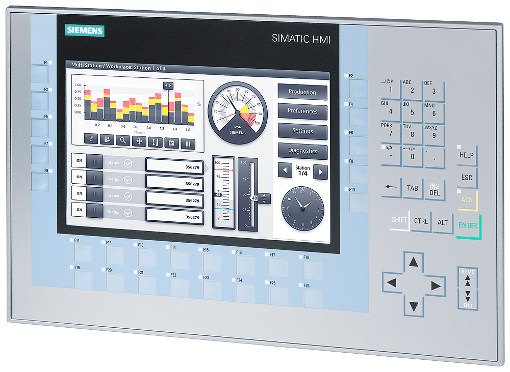 Siemens Panel Comfort KP900 9" Key