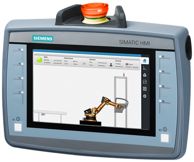 Siemens KTP700F Mobile Panel 7", Profinet and Profisafe interface, with emergency stop