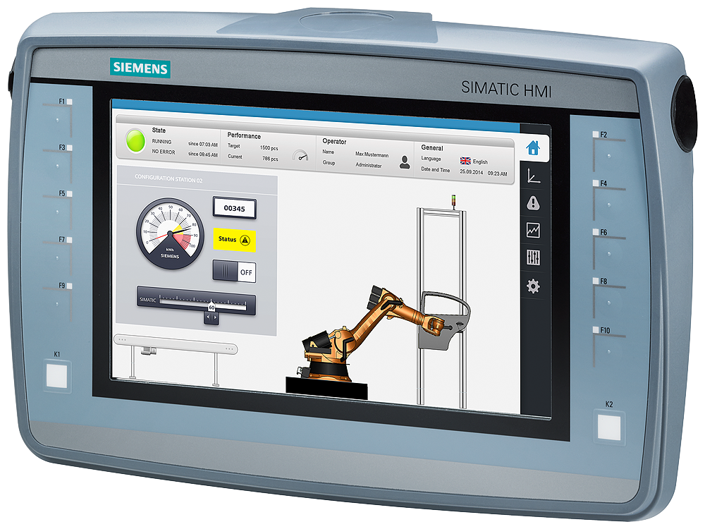 Siemens KTP900 Mobile Panel 9", Profinet interface