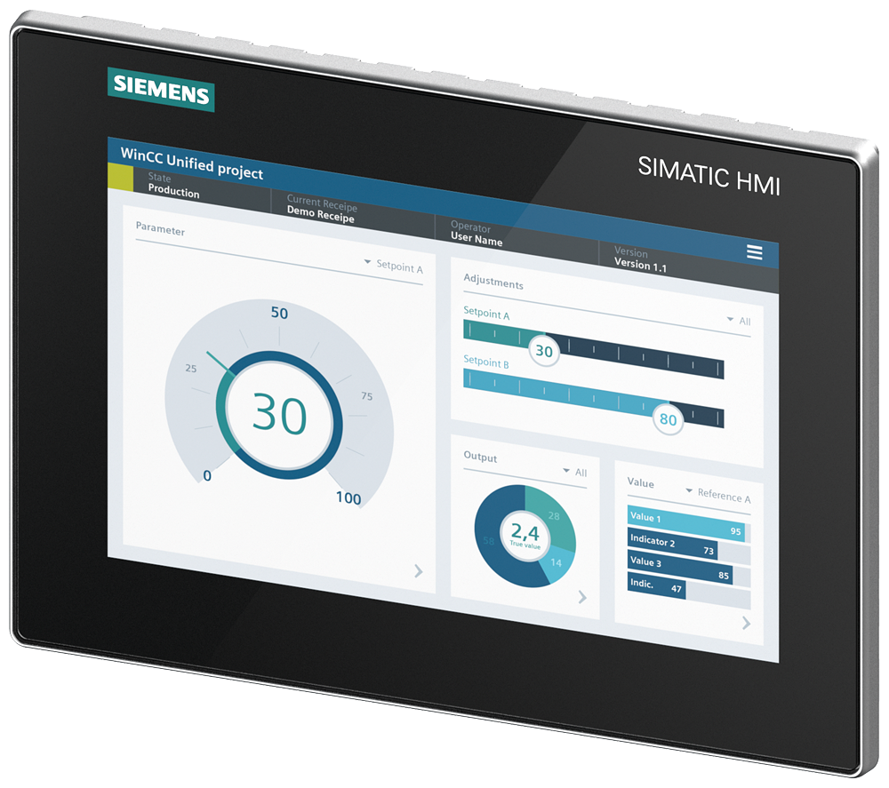 Siemens SIMATIC HMI MTP1000 Unified Comfort (6AV2128-3KB06-0AX1)