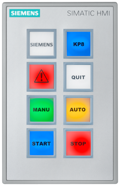Siemens Push-button panel with 8 buttons
