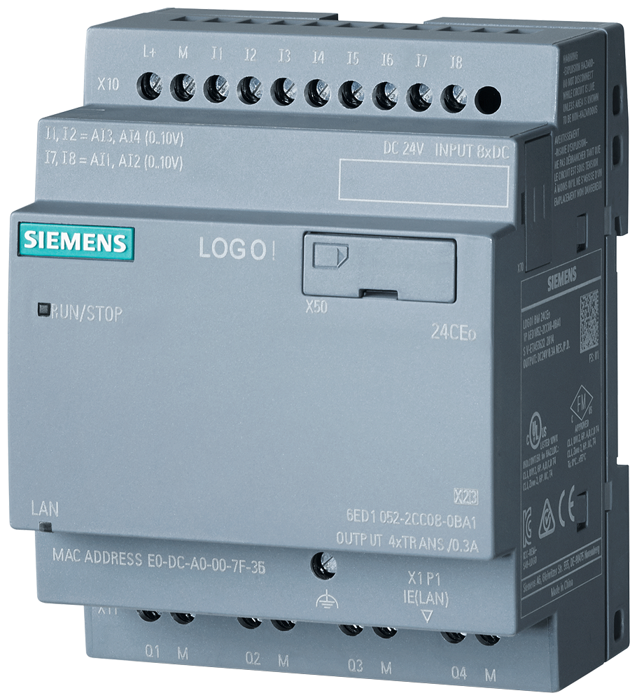 Siemens LOGO! logic module 6ED1052-2CC08-0BA2