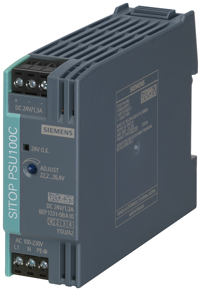 Siemens SITOP PSU100C/1ACDC/24VDC/1.3A