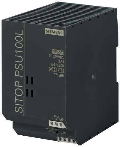 Siemens SITOP PSU100L 1AC/24 V DC/10 A Regulated Power Supply