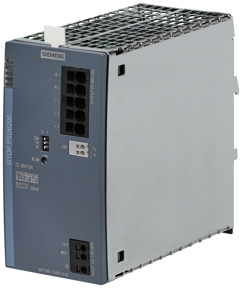 Siemens SITOP PSU6200/1AC/48VDC/10A Stabilized Power Supply (6EP3346-7SB00-3AX0)