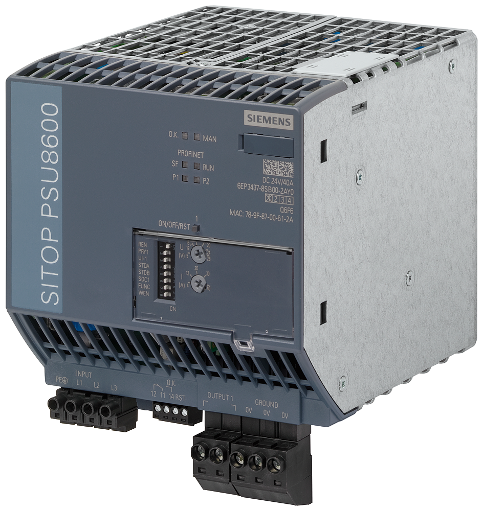Siemens SITOP PSU8600/3AC/24VDC/40A PN (6EP3437-8SB00-2AY0)
