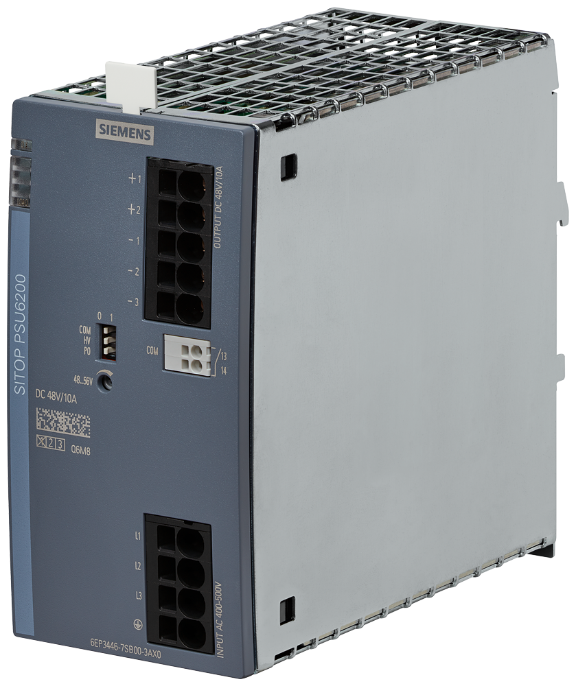 Siemens SITOP PSU6200/3AC/48VDC/10A Stabilized Power Supply (6EP3446-7SB00-3AX0)
