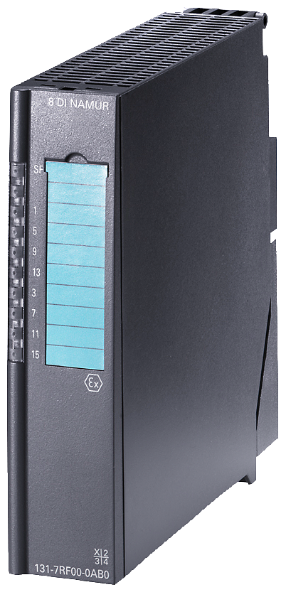 Siemens SIMATIC, electronic module, for ET200ISP, 8 DI NAMUR, Ex ib (ia Ga) IIC T4 Gb, Ex ib [ia IIIC Da] IIC T4 Gb (6ES7131-7RF00-0AB0)