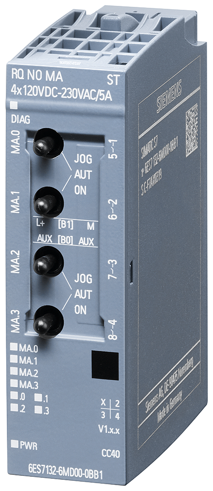 Siemens SIMATIC ET 200SP RQ NO-mA 4X120VDC..230VAC/5A ST (6ES7132-6MD00-0BB1)