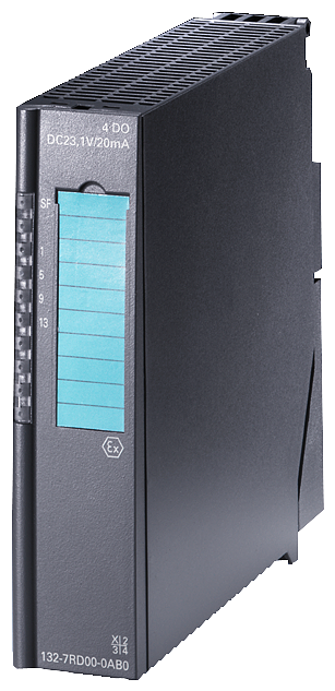 Siemens SIMATIC, electronic module for ET200ISP, 4 DO, 23.1 V DC/20 mA, "L"-shutdown, Ex ib (ia Ga) IIC T4 Gb