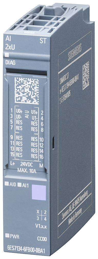 Siemens SIMATIC ET 200SP AI 2XU Standard (6ES7134-6FB00-0BA1)