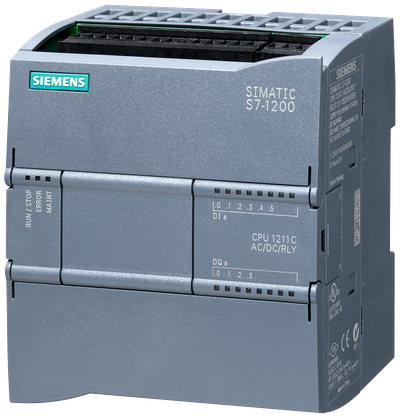 Siemens SIMATIC S7-1200 CPU 1211C, AC/DC/Relay, 6DI/4DO/2AI