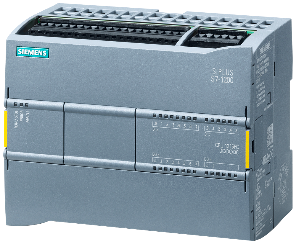 Siemens Simatic S7-1200F CPU 1215 FC, DC/DC/RLY, 14DI/10DO/2AI/2AO (6ES7215-1HF40-0XB0)