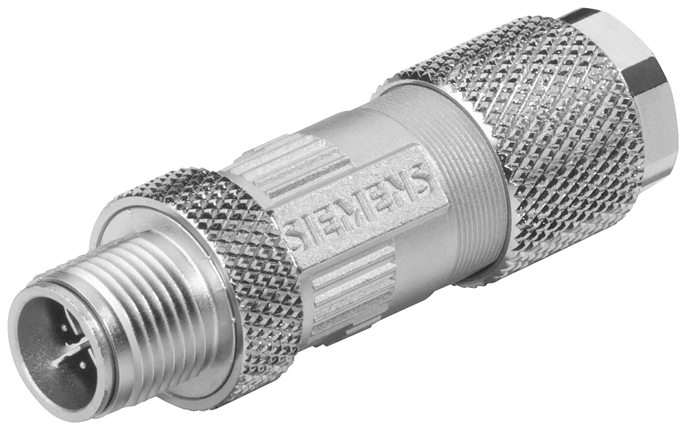 Siemens Industrial Ethernet, Fast Connect 4X2 M12 PLUG PRO, 1 pack = 1 pcs, for SCALANCE W