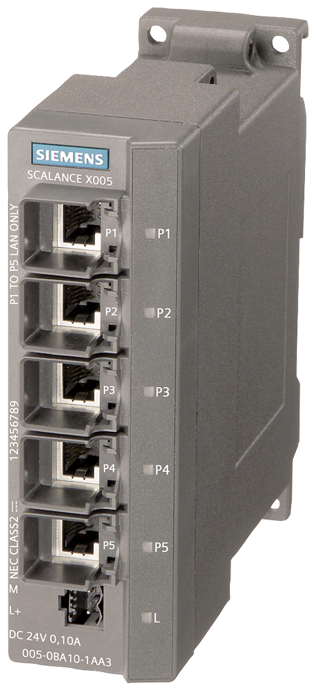 Siemens SCALANCE X005, IE Entry Level Switch