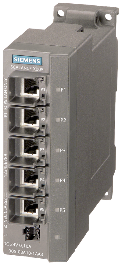 Siemens SCALANCE X005, IE Entry Level Switch