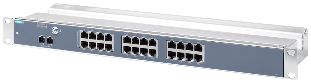 Siemens SCALANCE XR124WG; 24 x 10/100 Mbit/s RJ45 porter 6GK5124-0BA00-2AR3