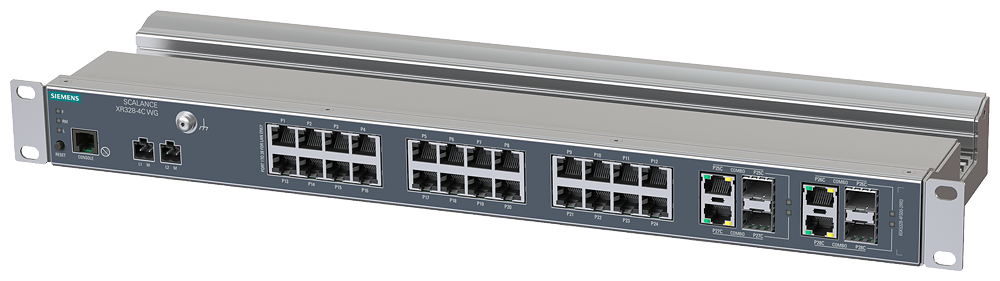 Siemens SCALANCE XR328-4C WG; 24 x 10/100 Mbps RJ45 porter + 4 x 1000 Mbps combo porter 6GK5328-4FS00-2RR3