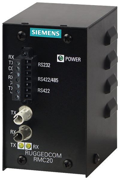 Siemens Ruggedcom RMC20 Seriell for Multimode fiber, protokolluavhengig server (232 OG422/485)