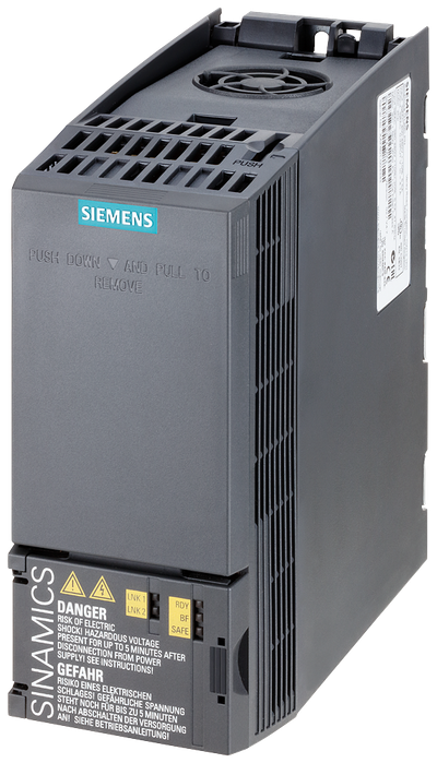 Siemens SINAMICS G120C rated power 3AC380-480V +10/-20% 47-63Hz 6SL3210-1KE15-8AF2