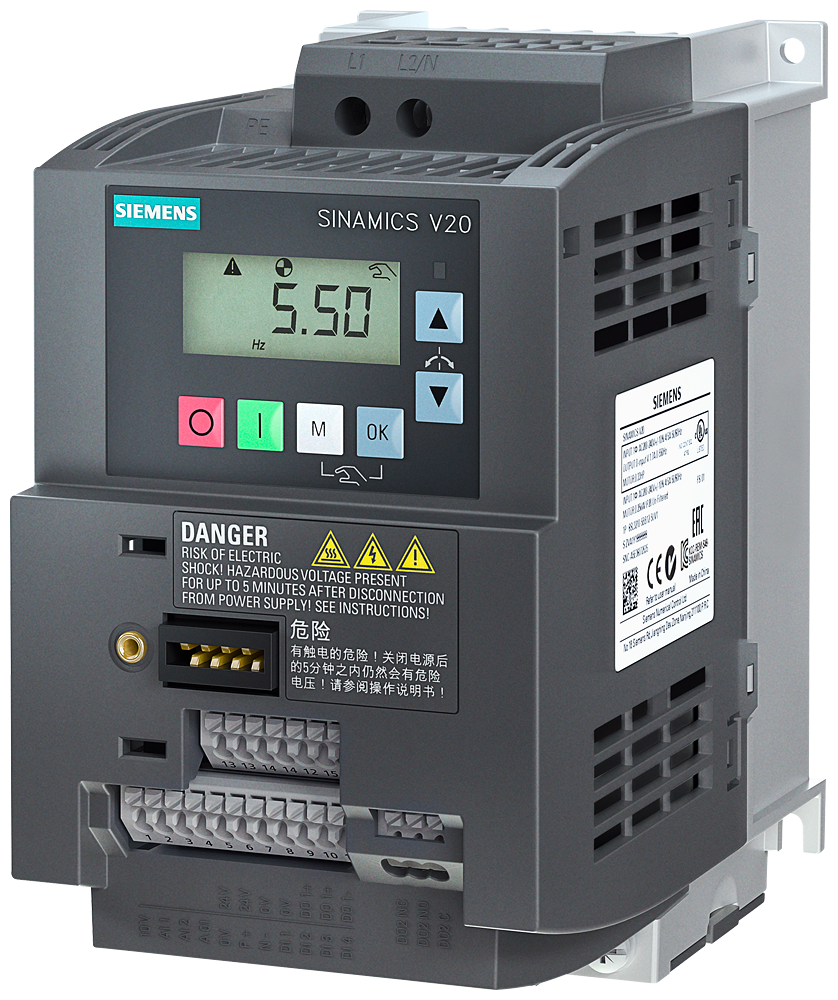 Siemens SINAMICS V20,1AC 230V 1