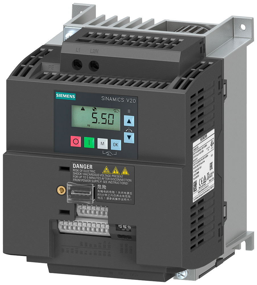 Siemens SINAMICS V20, 1AC 230V 2,2kW Filter C1