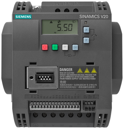 Siemens Sinamics V20 3AC380-480V 11kW without EMC filter USS/ MODBUS IP20 FSD