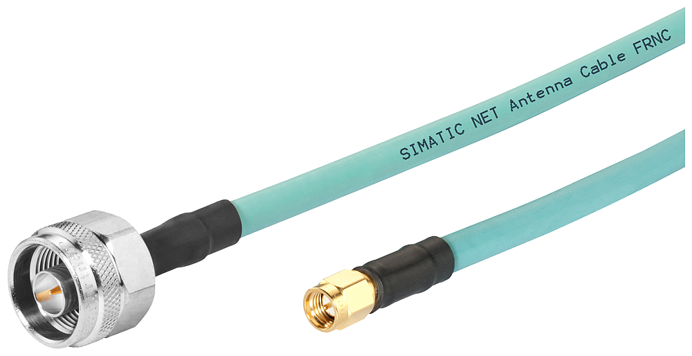 Siemens SIMATIC NET N-connect/SMA Male/Male Flexible Connecting Cable, 2 m (6XV1875-5LH20)