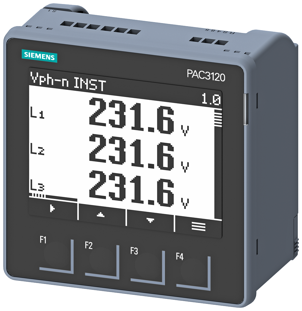 Siemens PAC 3120 POWER ANALYSER-230V, Modbus RTU, 96X96