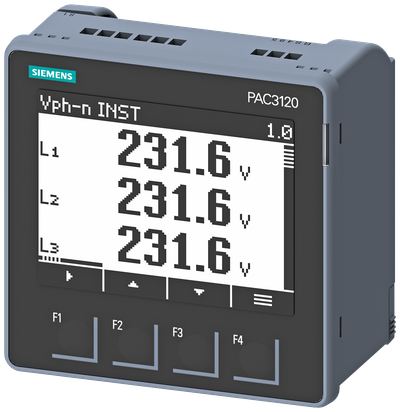 Siemens PAC 3120 POWER ANALYSER-230V, Modbus RTU, 96X96