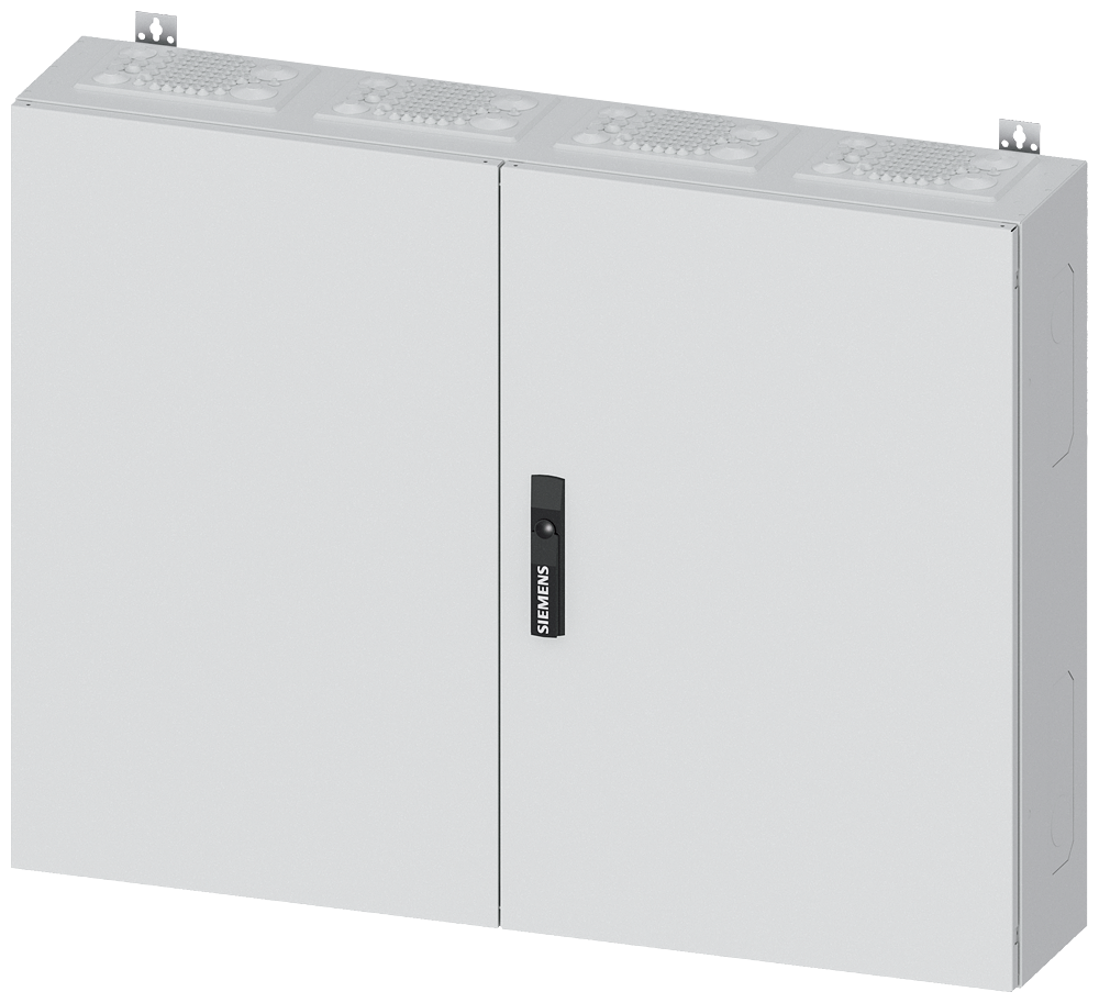 Siemens Alpha 400 Din, Panel board Surface-mounted mounting, Delivery Form Flat Pack, Ap-Cabinet, Colour Ral 9016 8GK1102-3KK42