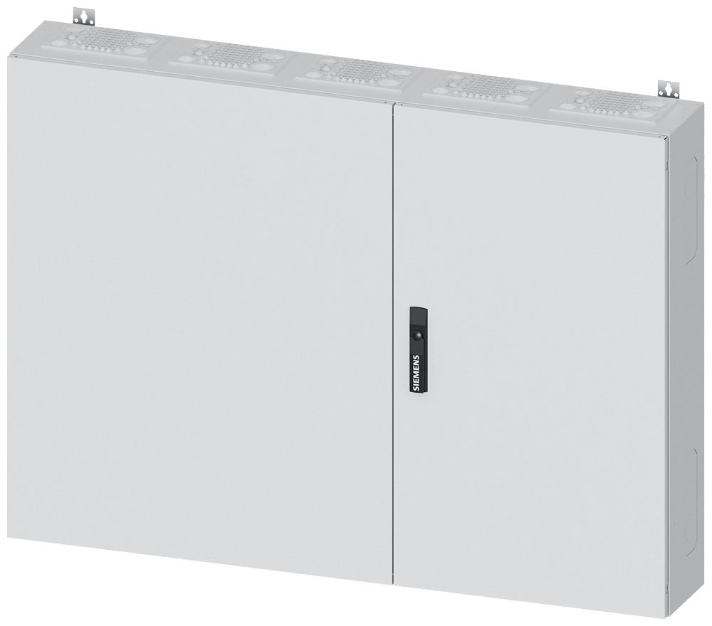 Siemens Alpha 400 Din, Panel board Surface-mounted mounting, Delivery Form Flat Pack, Ap-Cabinet, Colour Ral 9016 8GK1102-4KK52