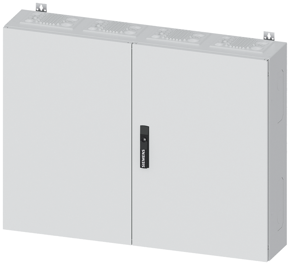Siemens Alpha 400 Din, Panel board Surface-mounted mounting, Delivery Form Flat Pack, Ap-Cabinet, Colour Ral 9016 8GK1112-3KK42