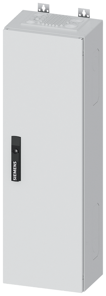 Siemens ALPHA 400, wall-mount cabinet, IP55, safety class 1, H: 950 mm, W: 300 mm, D: 210 mm, RAL 9016