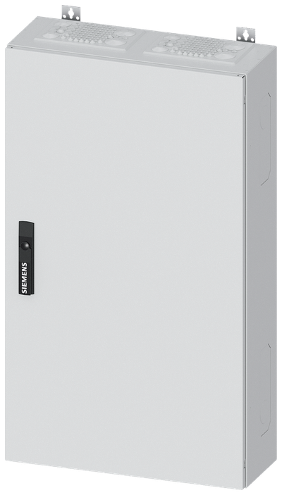 Siemens ALPHA 400, wall-mount cabinet, IP55, safety class 1, H: 950 mm, W: 550 mm, D: 210 mm, RAL 9016