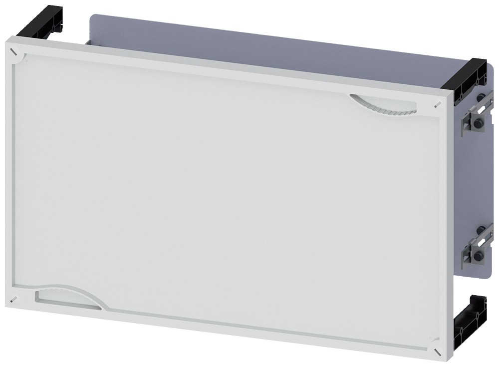 Siemens Alpha 400/630 Din, Set, mounting Plate with Blanking cover H=300 B=500