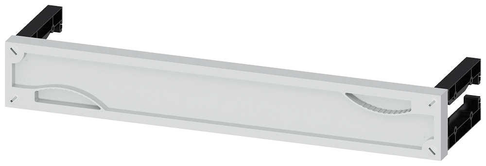 Siemens Alpha 400/630 Din, Set Blanking cover with Supports H=75 B=500