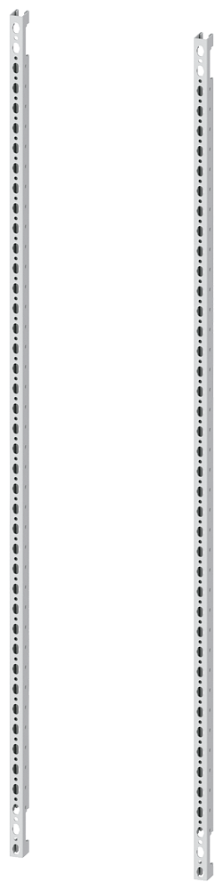 Siemens Alpha 160/400 Din, mounting rail 2 Pcs (Vertical Traverser) for mounting Setts, H=1100 H=1100