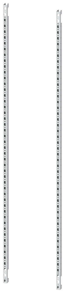 Siemens Alpha 400 Din, mounting rail 2 Pcs (Vertical Traverser) for mounting Setts (2-PIECE), H=1250 (2ST)
