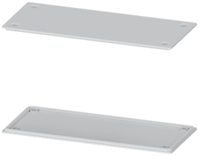Siemens Alpha 400/630 Din Gland Plate IP55 made of metal Ral 7035 with mounting Accessories (1 Set = 2 Units)