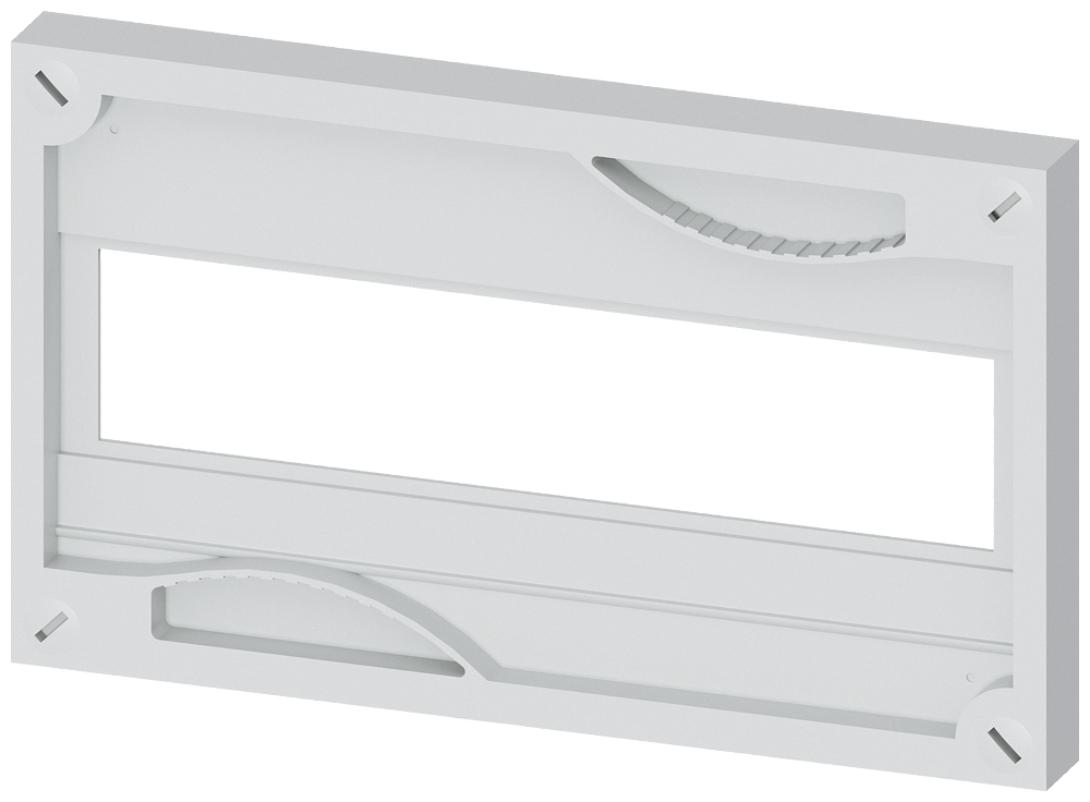 Siemens Alpha 630 Din, Cover N-Komponenter Height = 150 mm, Width = 250 mm Cut-Out 1X12 Distance