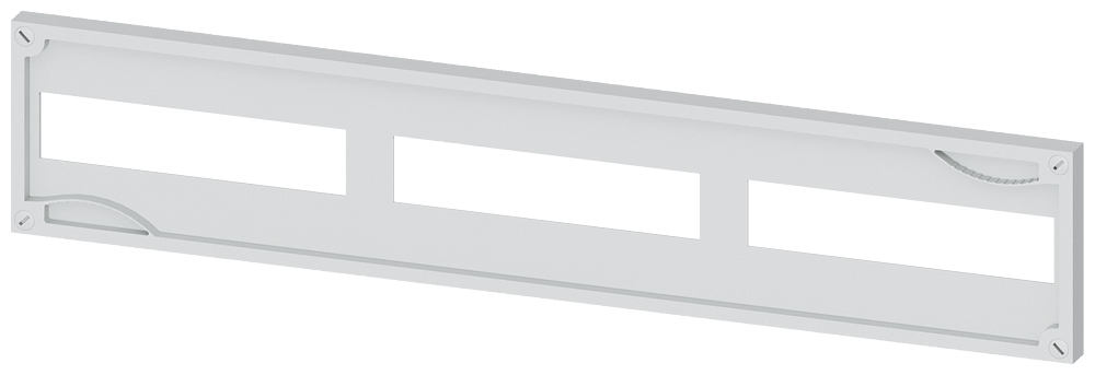Siemens Alpha 630 Din, Cover N-Komponenter Height = 150 mm, Width = 750 mm Cut-Out 3X12 Distance unit