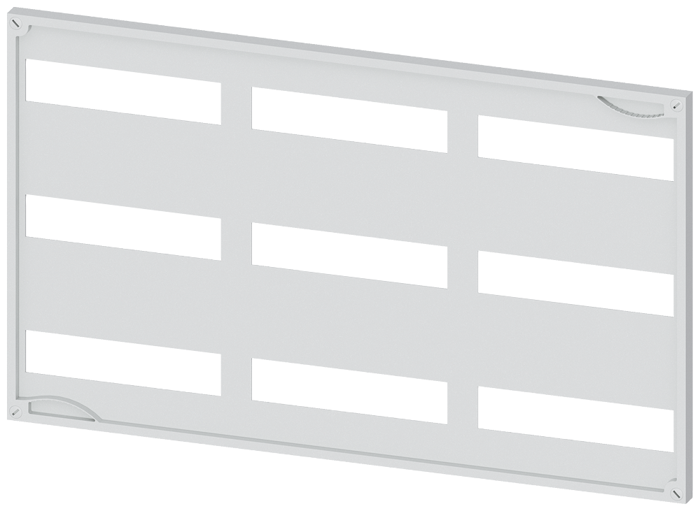 Siemens Alpha 630 Din, Cover N-Komponenter Height = 450 mm, Width = 750 mm Cut-Out 9X12 Distance unit