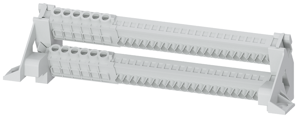 Siemens Earth Busbar FOR Alpha Cabinet 6 PCS 2,5MM2-16MM2 + 21 PCS PLUG-IN 1,5MM2-4MM2